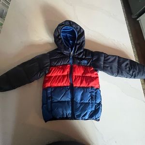 North face winter coat reversible